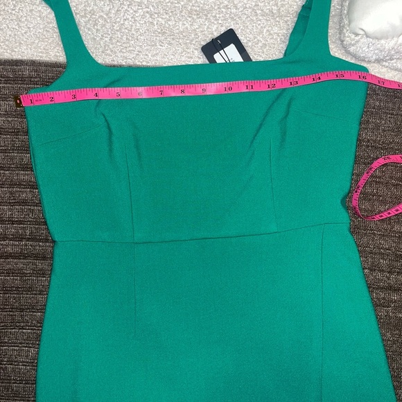 French Connection Green A-line Mini Dress - Picture 7 of 10